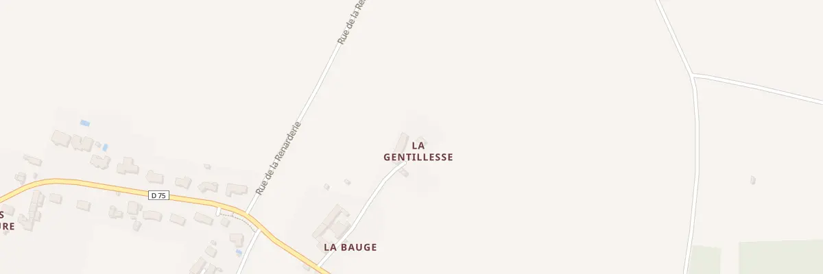 Plan du 33 Rte de Oyré à Ingrandes