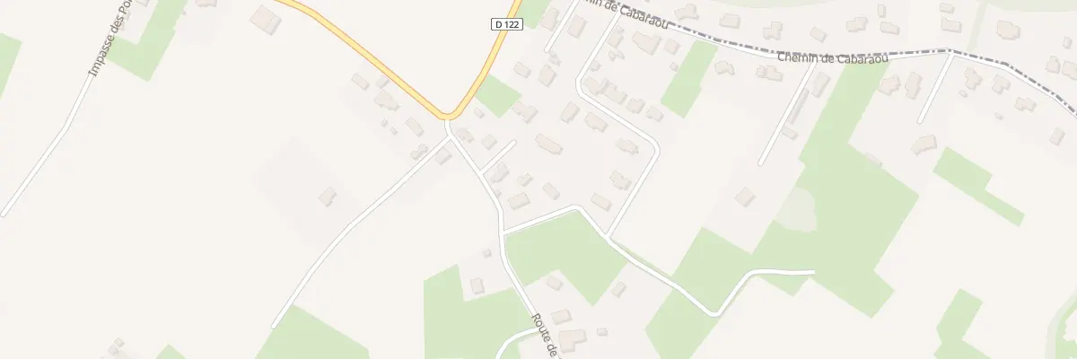 Plan du 3 Che de la Poutge à Izaourt