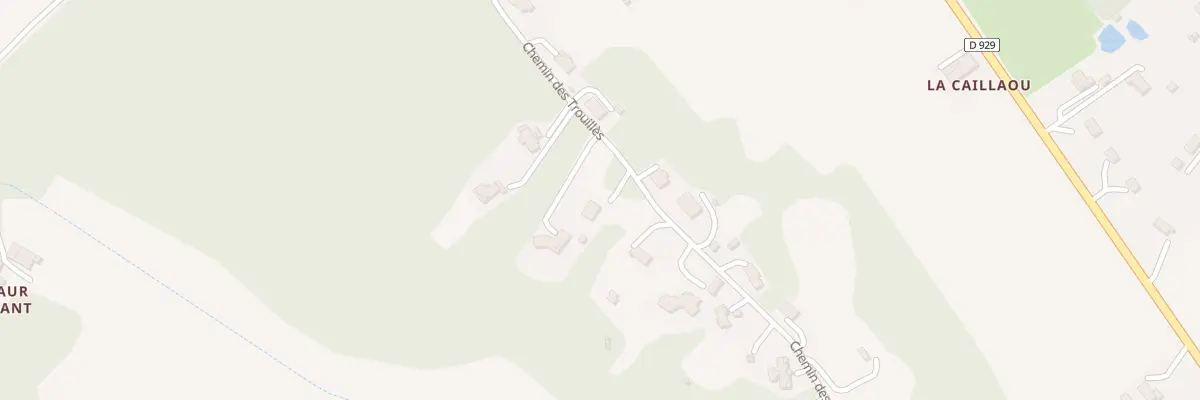 Plan du 28 Che des Trouillès à Pavie