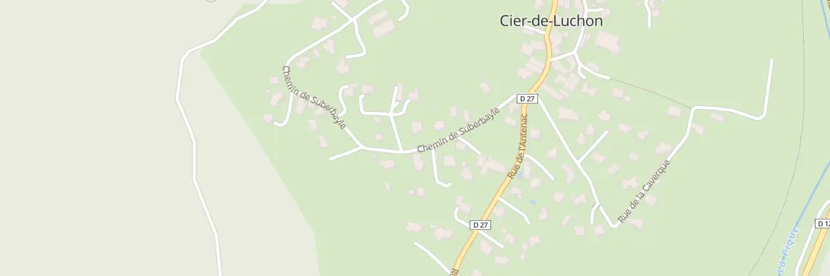 Plan du 12 Clos des Sarnailles à Cier-de-Luchon