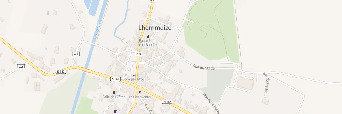Plan du 4 Rue du Stade à Lhommaizé