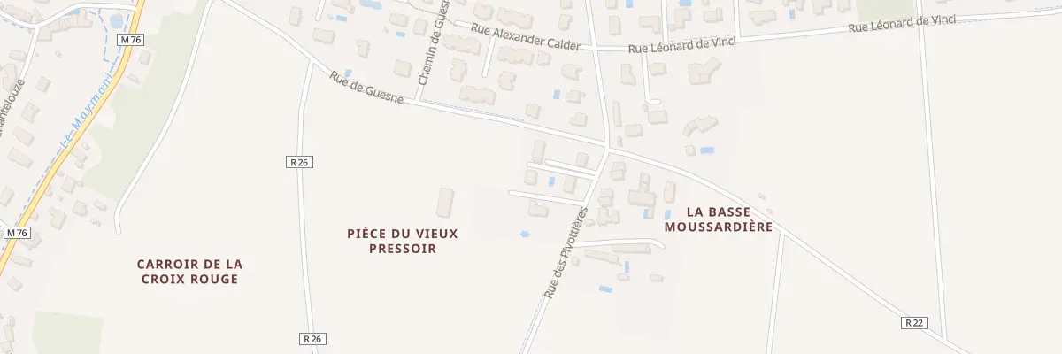 Plan du 10 Rue des Pivottières à Fondettes