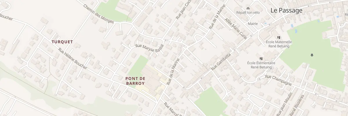 Plan du 60 Rue de la Marine au Passage