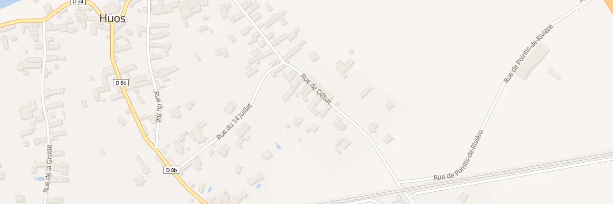 Plan du 30 Rue de Débat à Huos