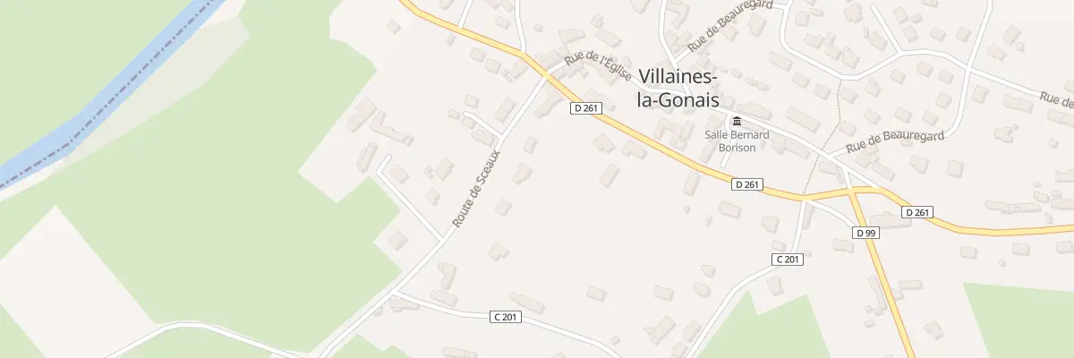 Plan du 1B Rte de Sceaux à Villaines-la-Gonais