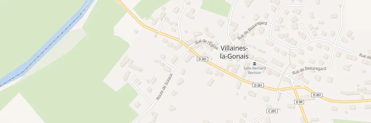 Plan du 1 Rte de Sceaux à Villaines-la-Gonais