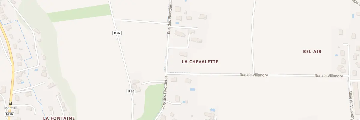 Plan du 25 Rue des Pivottières à Fondettes
