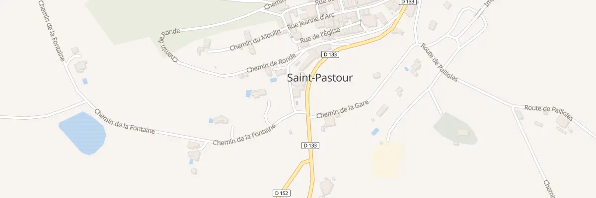 Plan du 12 Rte des Pyrénées à Saint-Pastour