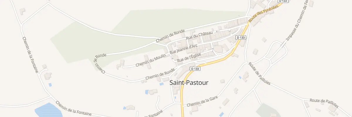 Plan du 27 Rue de l’Eglise à Saint-Pastour