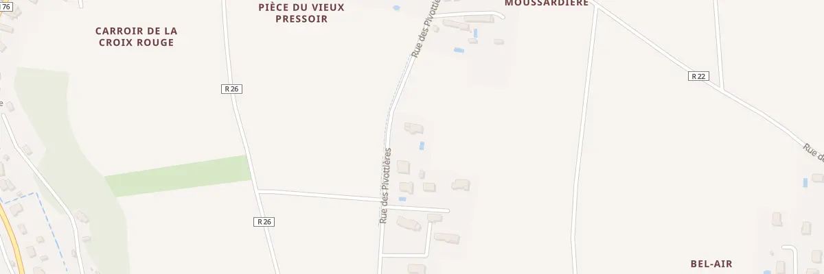 Plan du 19 Rue des Pivottières à Fondettes