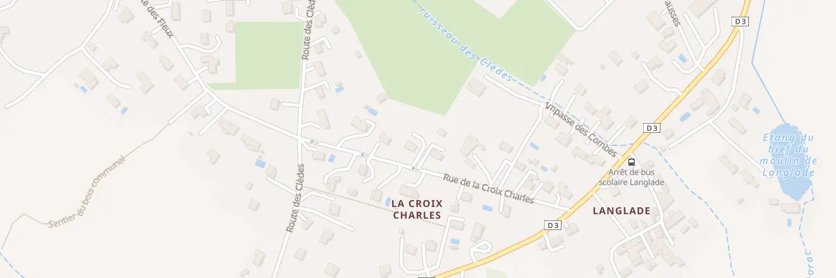 Plan du 16 Rue de la Croix Charles à Annesse-et-Beaulieu