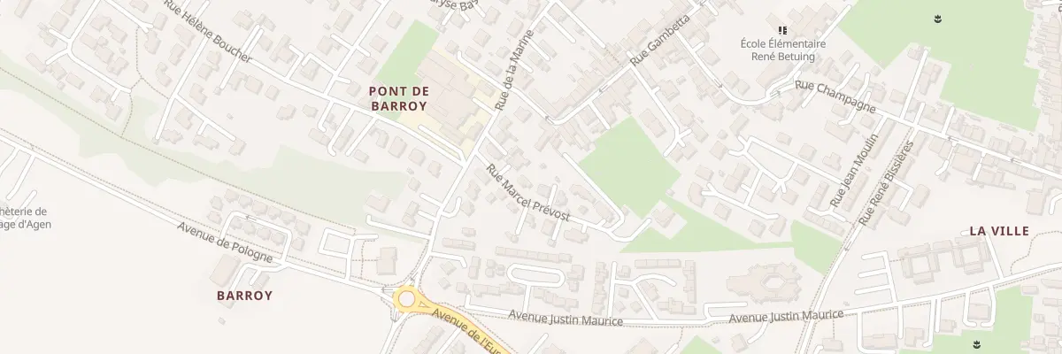 Plan du 5 Rue Marcel Prevost au Passage