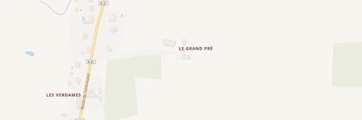 Plan du 1095 Rte de Saint Aubin à Saint-Germain-et-Mons