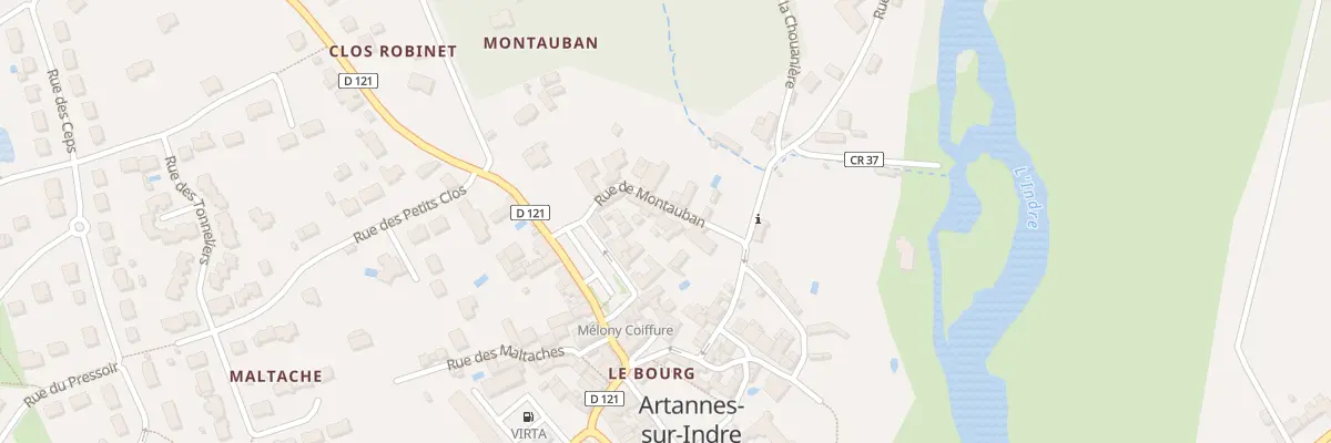 Plan du 4 Rue de Montauban à Artannes-sur-Indre
