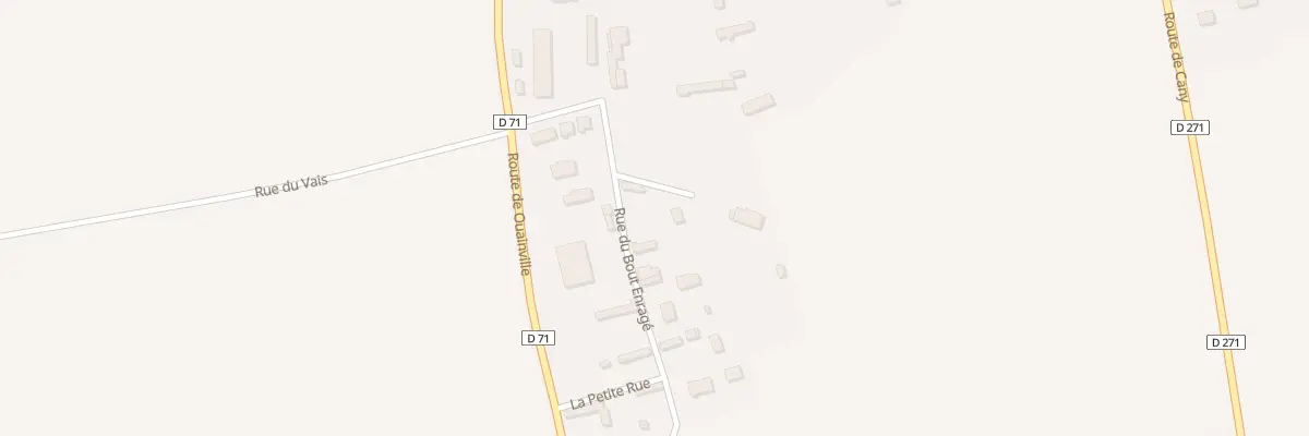 Plan du 3 Rue du Bout Enragé à Canouville