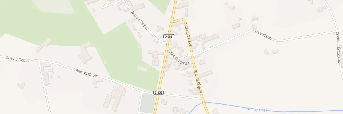 Plan du 2 Rue de l’Eglise à Ponlat-Taillebourg