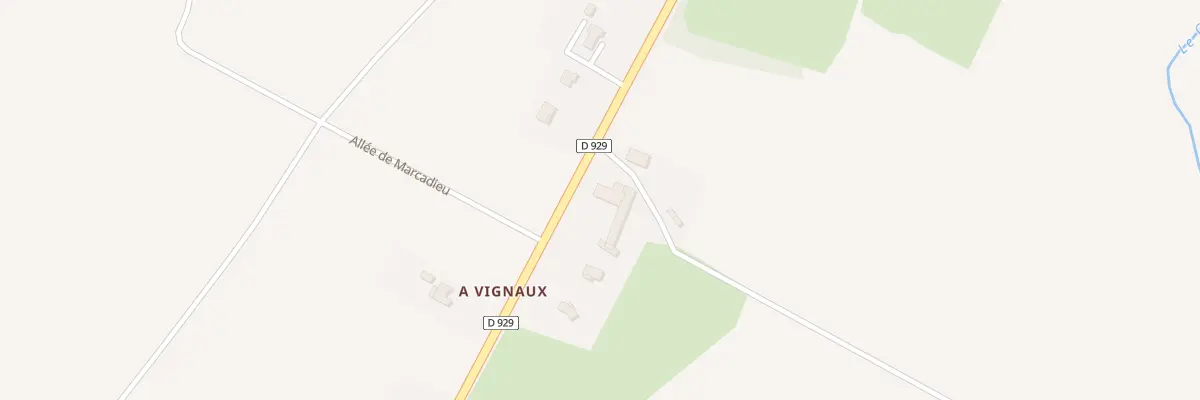 Plan du 5053 A Vignaux à Ornézan