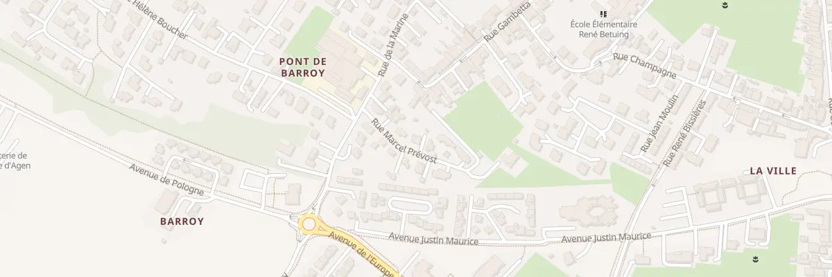 Plan du 7 Rue Marcel Prevost au Passage