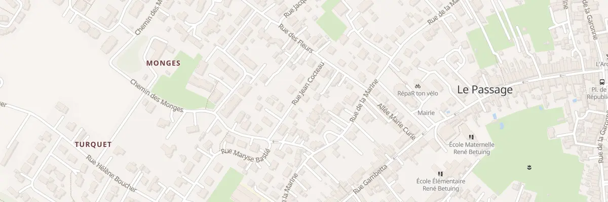 Plan du 5 Rue Jean Cocteau au Passage