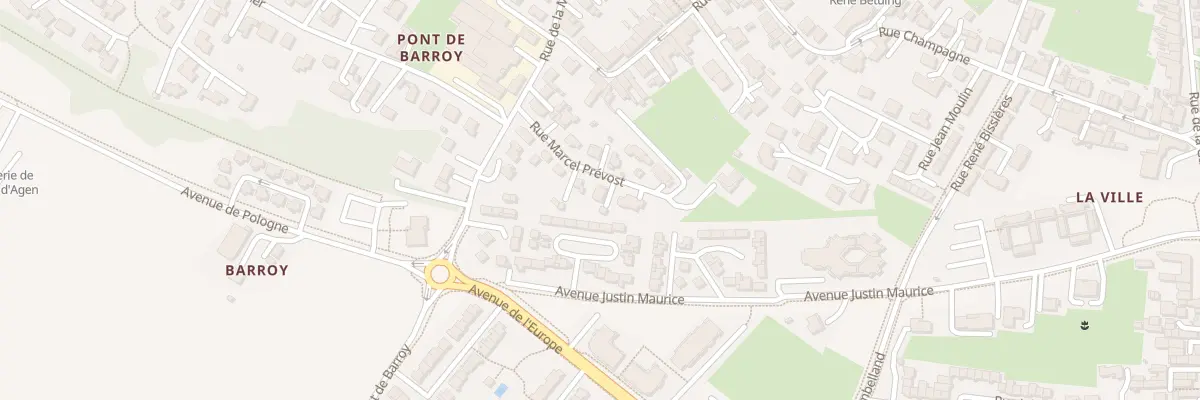 Plan du 10 Rue Marcel Prevost au Passage