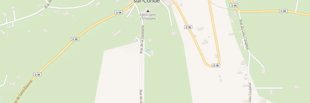 Plan du 3 Rue de la Savinerie à Saint-Christophe-sur-Condé
