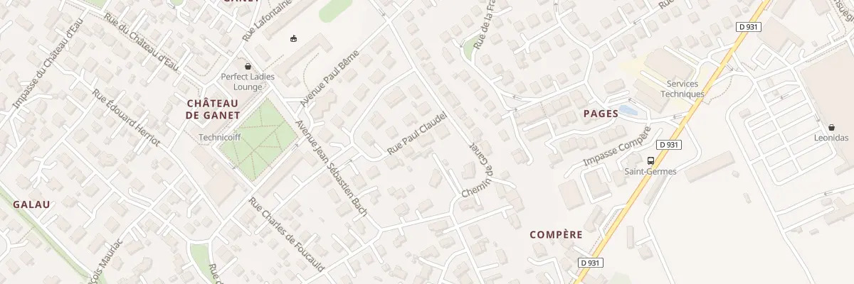 Plan du 3 Rue Paul Claudel au Passage