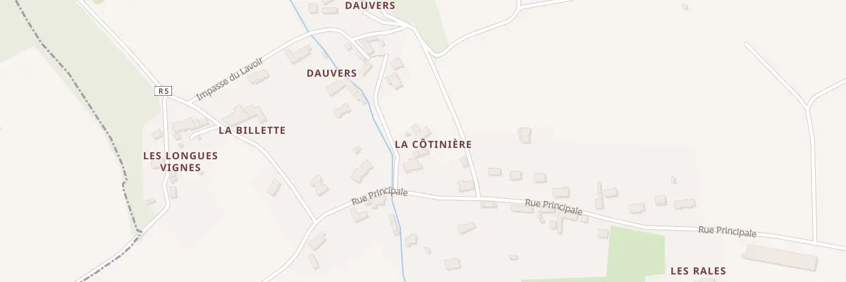 Plan du 2 Imp du Ruisseau à Loir en Vallée