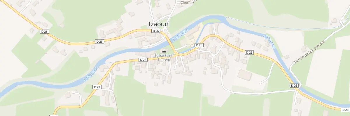 Plan du 2 Rle Carrerot de Peyruc à Izaourt