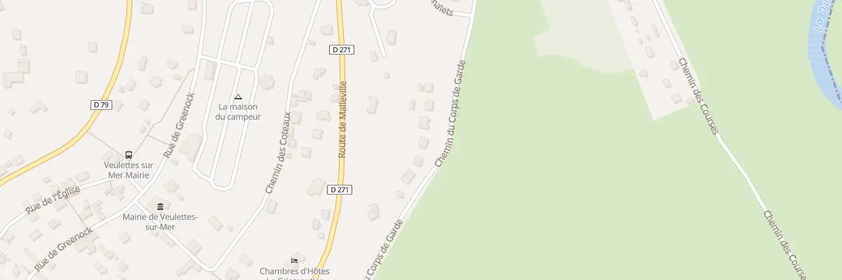 Plan du 25 Che du Corps de Garde à Veulettes-sur-Mer