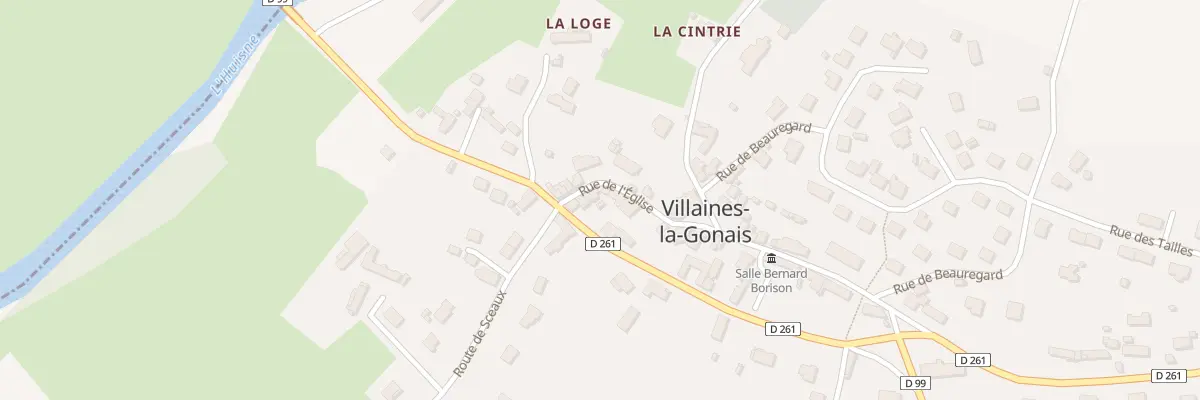 Plan du 21 Rue de L Eglise à Villaines-la-Gonais