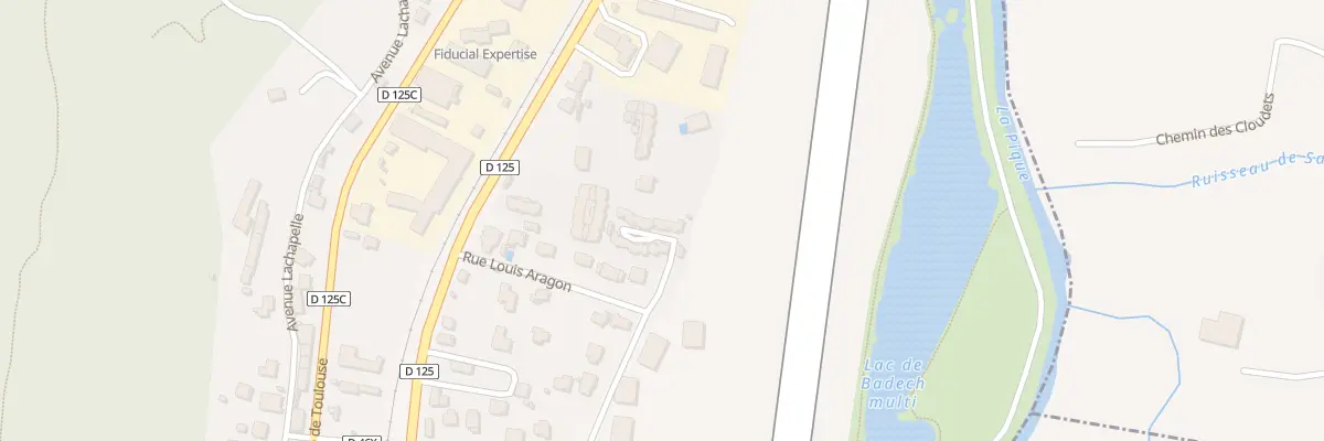 Plan du 3 Rue Louis Aragon à Bagnères-de-Luchon