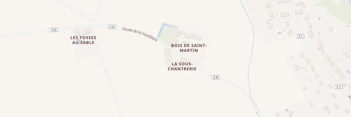 Plan du 571 Rte de la Hardillère à Charentilly