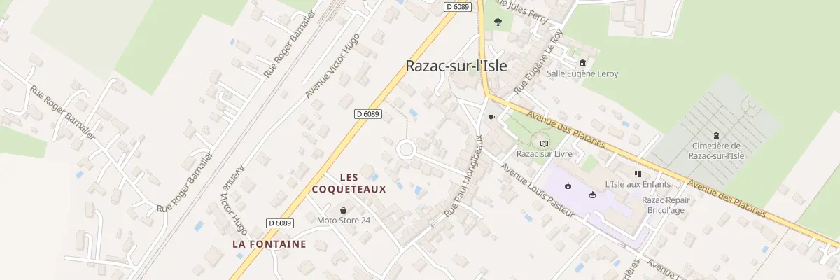 Plan du 10 Rpt Jean Jaurès à Razac-sur-l’Isle