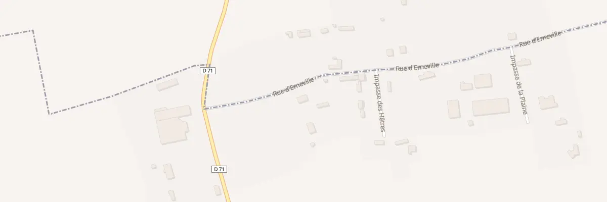 Plan du 150 Rue d’Erneville à Ouainville