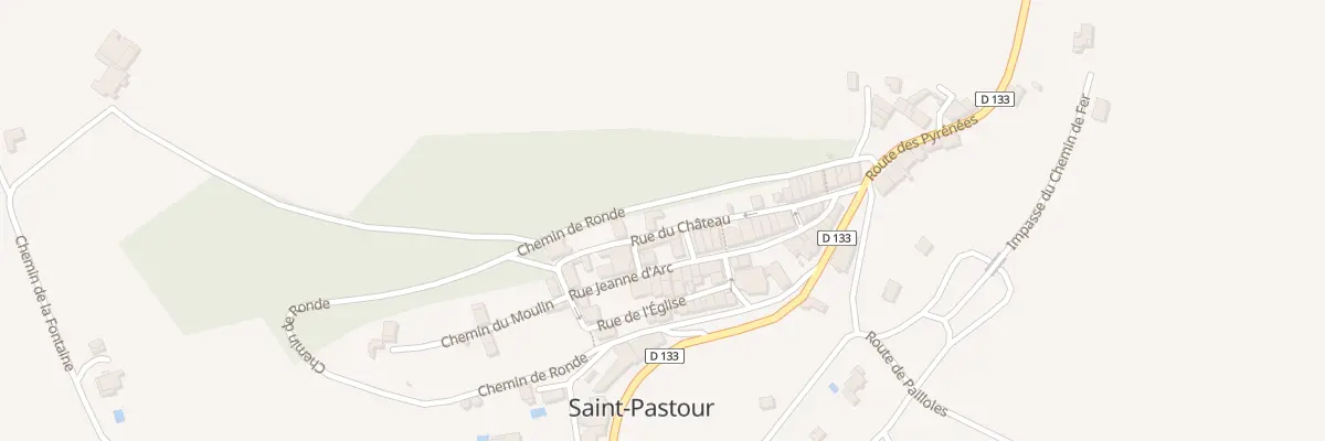 Plan du 24 Rue du Château à Saint-Pastour