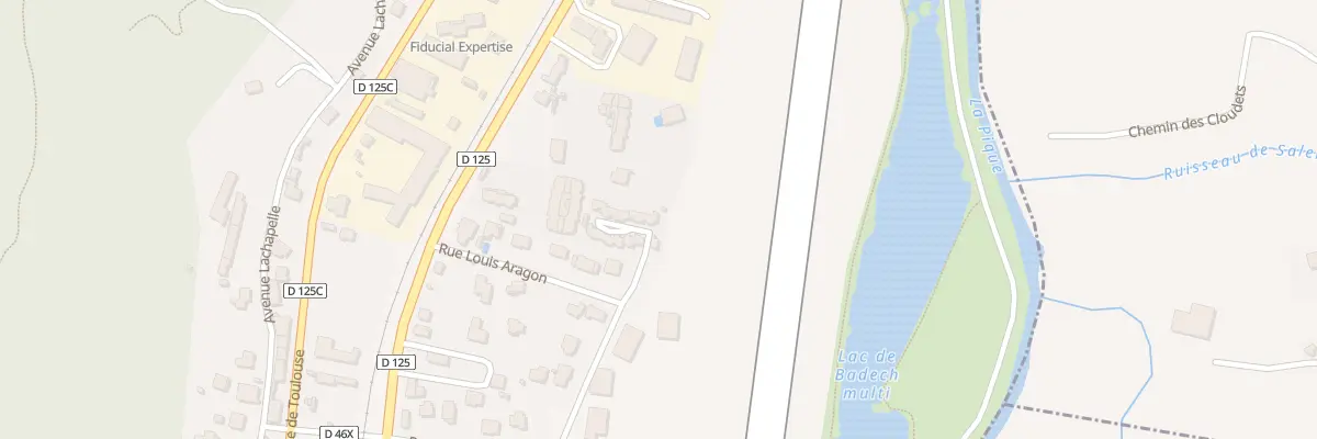 Plan du 1 Rue Louis Aragon à Bagnères-de-Luchon