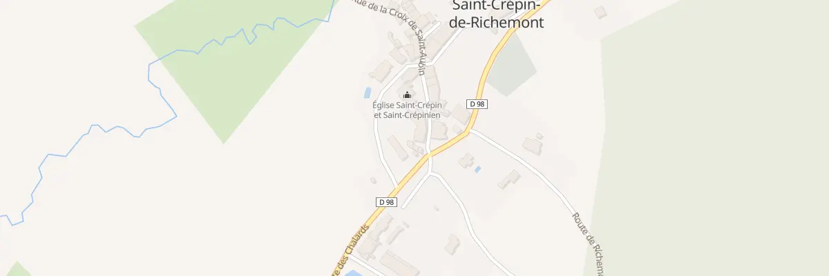 Plan du 105 Le Bourg - St Crepin à Brantôme en Périgord