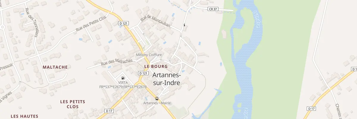 Plan du 6 Rue des Douves à Artannes-sur-Indre