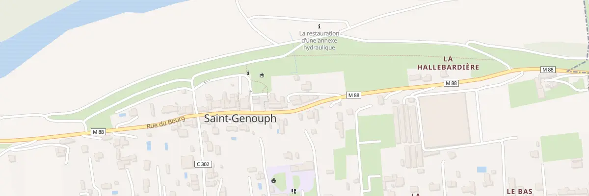 Plan du 17 Rue du Bourg à Saint-Genouph