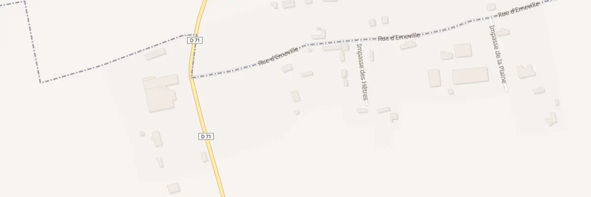 Plan du 140 Rue d’Erneville à Ouainville