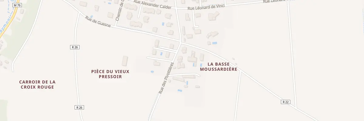 Plan du 3B Rue des Pivottières à Fondettes