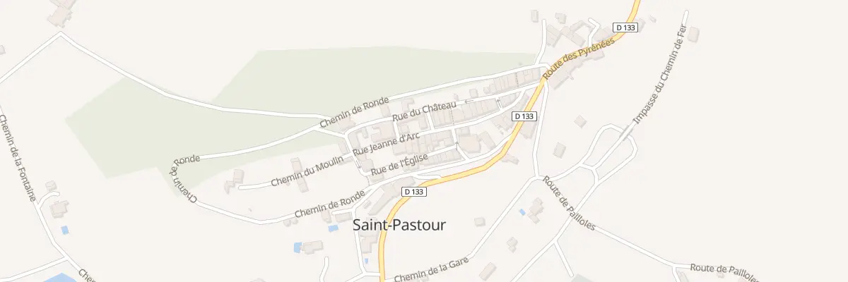 Plan du 27 Rue Jeanne d’Arc à Saint-Pastour