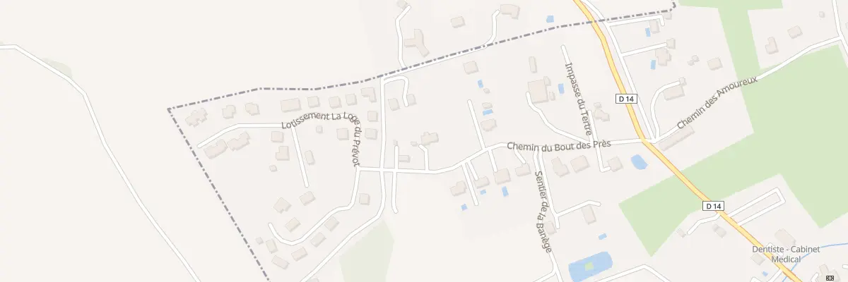 Plan du 14 Che du Bout des Près à Issigeac