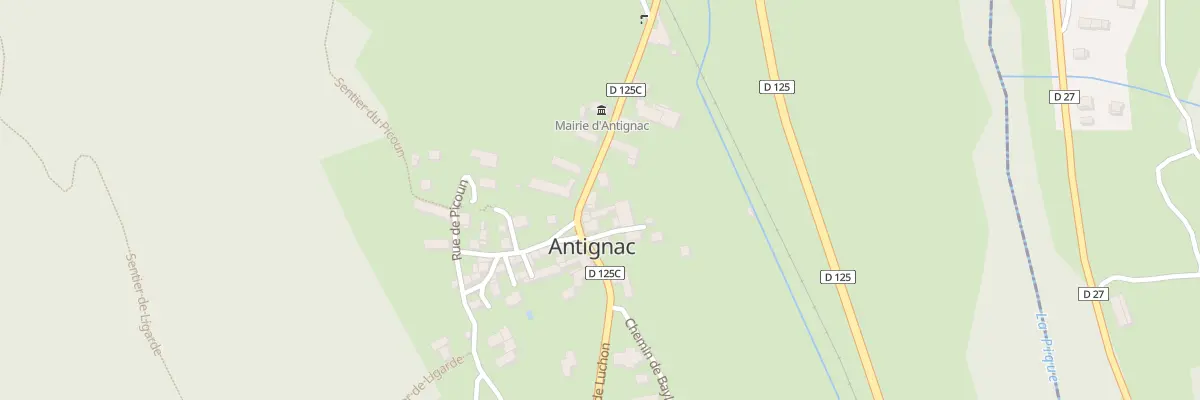 Plan du 355 Av de Luchon à Antignac