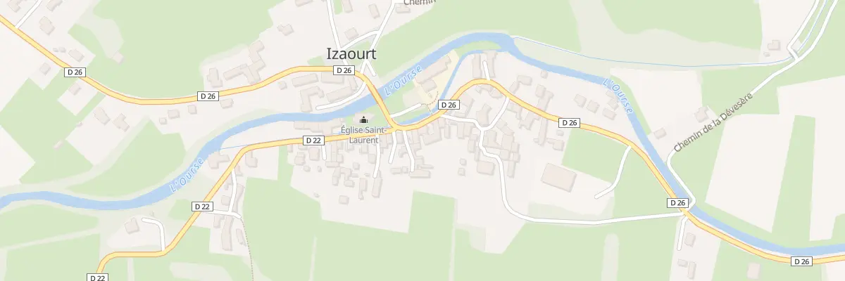 Plan du 4 Rue St Laurent à Izaourt