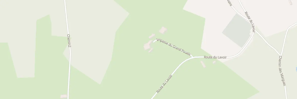 Plan du 216 Grand Poueix à Bussière-Badil