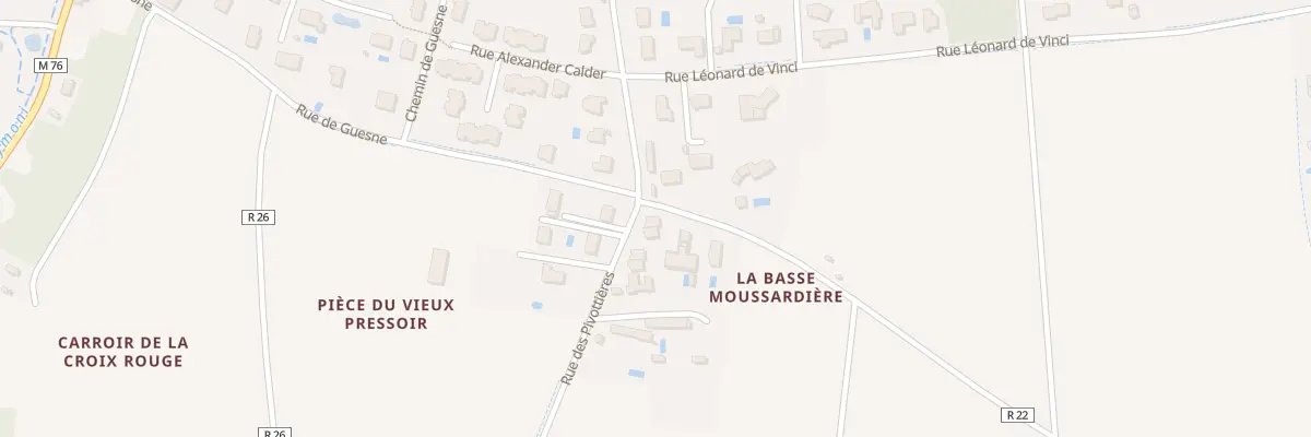 Plan du 1B Rue des Pivottières à Fondettes