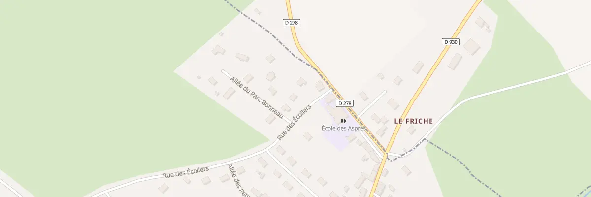 Plan du 6 Rue des Ecoliers aux Aspres