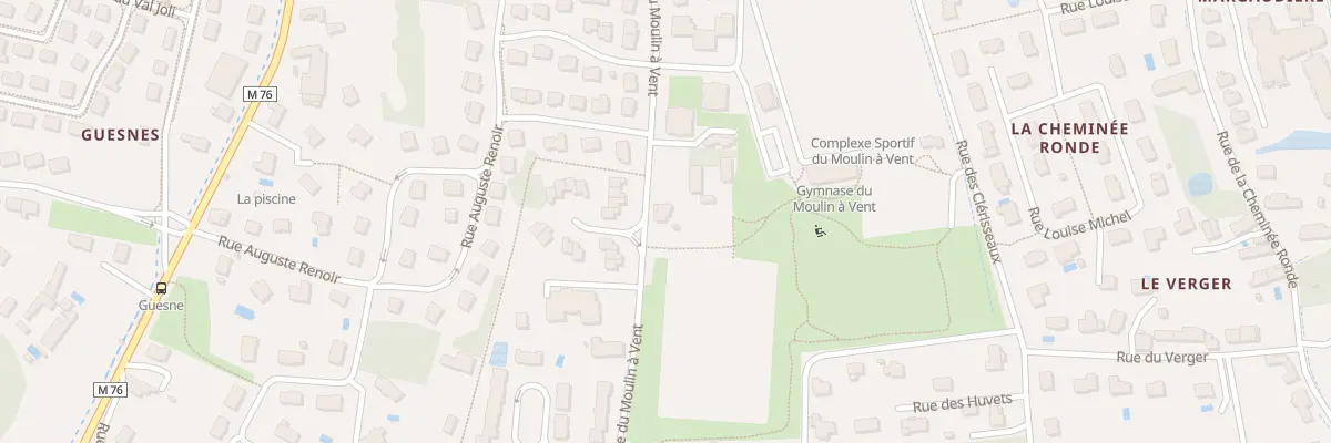 Plan du 15 Av du Moulin à Vent à Fondettes