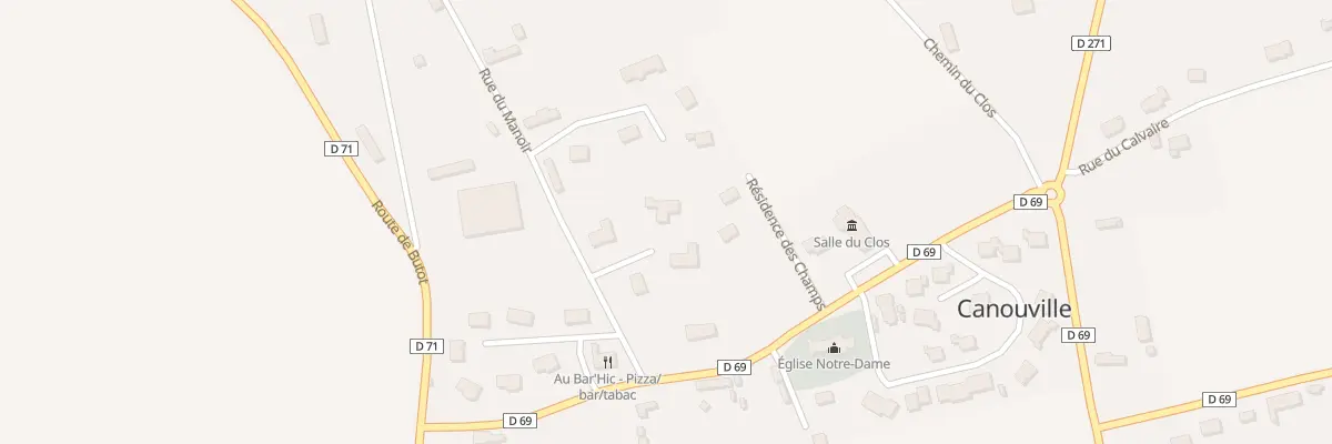 Plan du 4B Rue du Manoir à Canouville